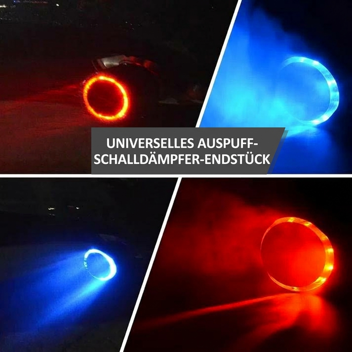 🔥Universele LED-uitlaatpijp voor auto's