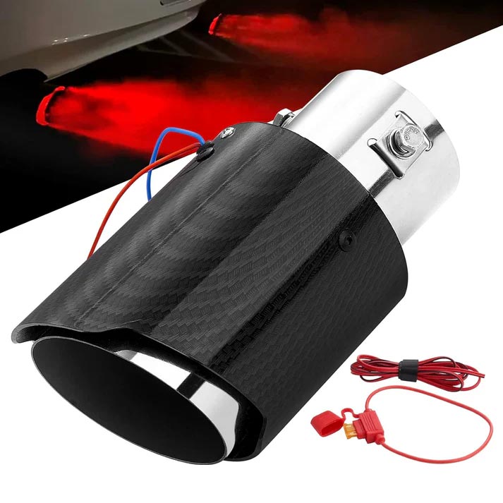 🔥Universele LED-uitlaatpijp voor auto's