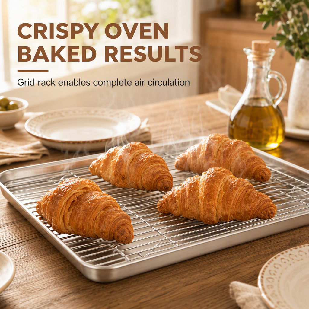 🍪🍳 Multi-Purpose Oven Essential — Bake, Roast & Cool in One Set 🔥