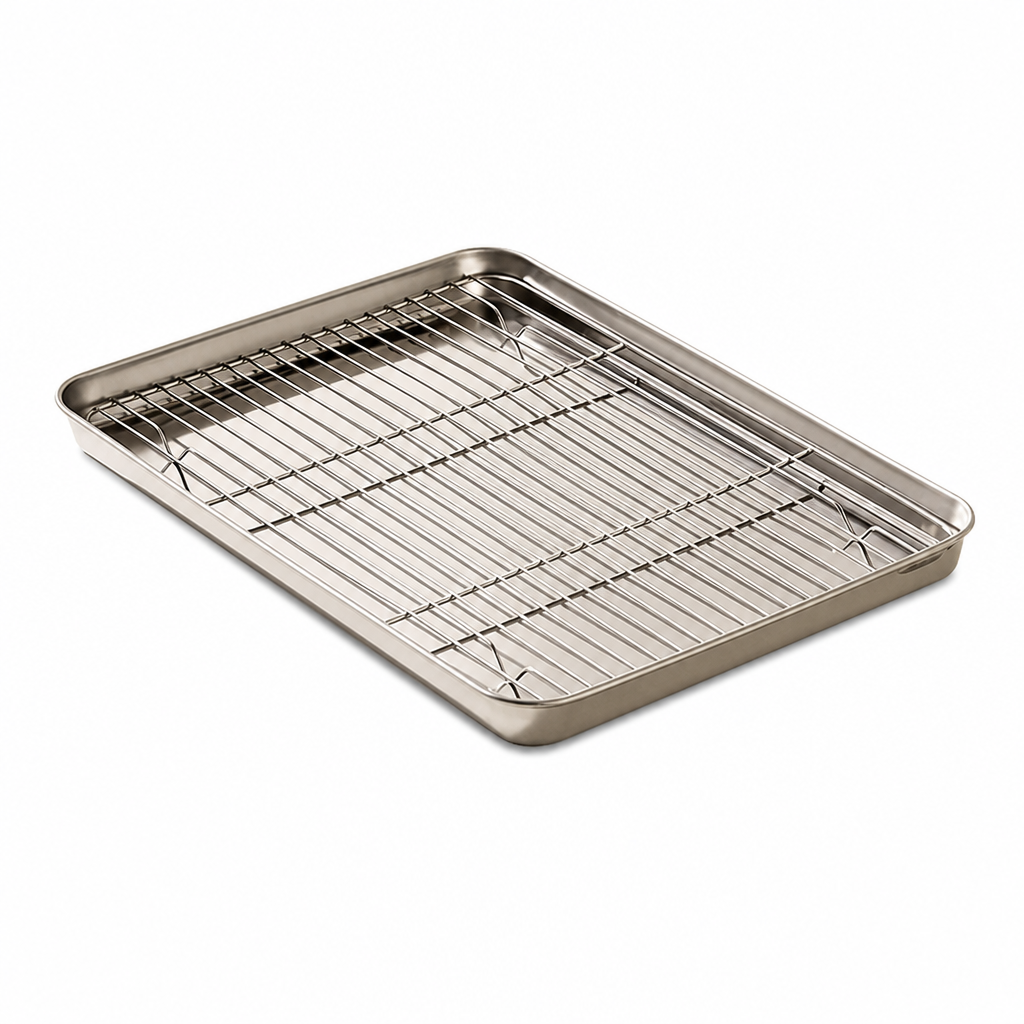 🍪🍳 Multi-Purpose Oven Essential — Bake, Roast & Cool in One Set 🔥