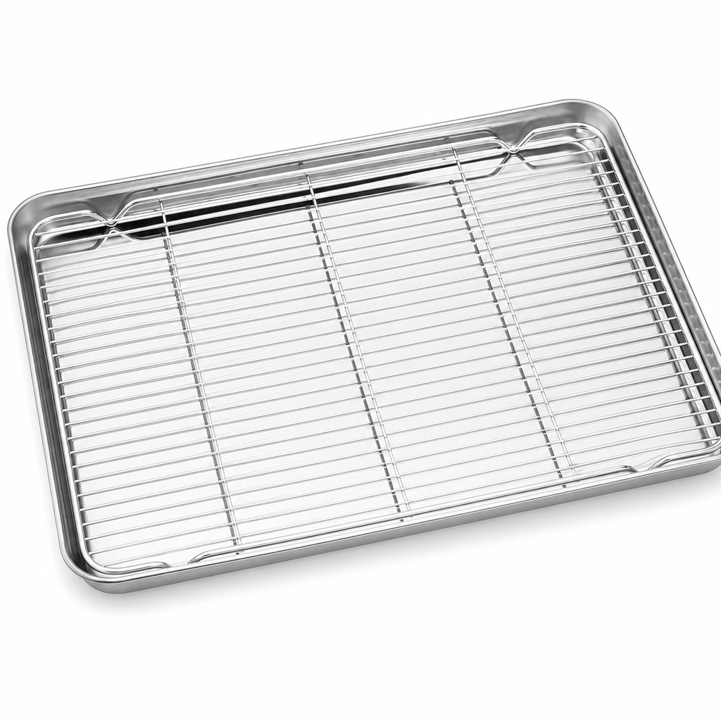 🍪🍳 Multi-Purpose Oven Essential — Bake, Roast & Cool in One Set 🔥