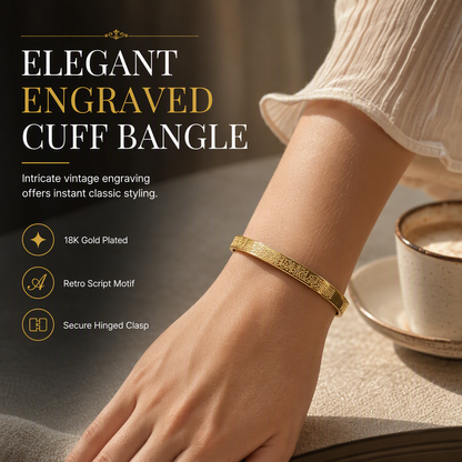 🎁18-karaats vacuümgeplateerde titaniumstalen armband – schitterende spiegelglans, verfijnd gegraveerde letters en hoogwaardig staal dat niet verkleurt 💛