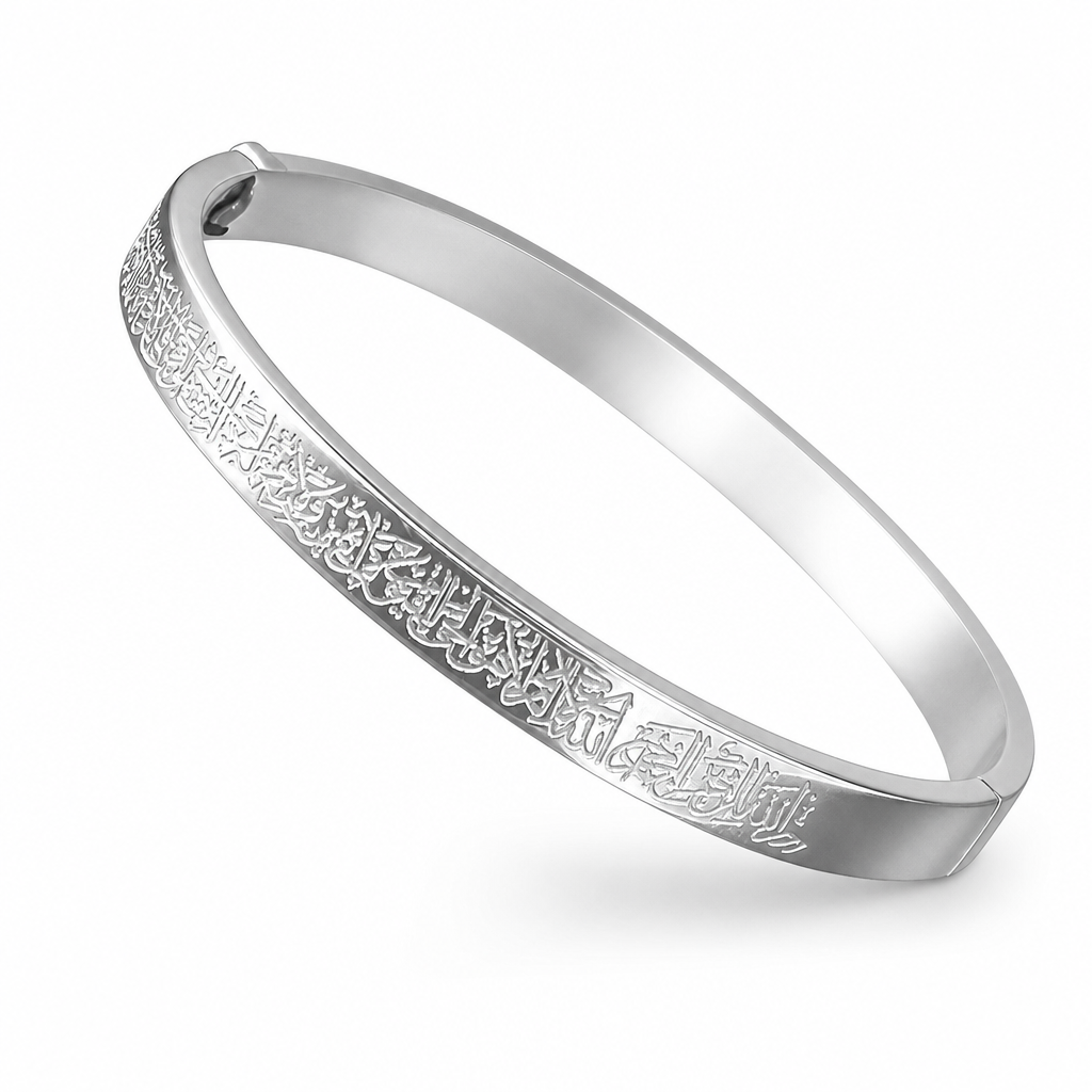 🎁18-karaats vacuümgeplateerde titaniumstalen armband – schitterende spiegelglans, verfijnd gegraveerde letters en hoogwaardig staal dat niet verkleurt 💛