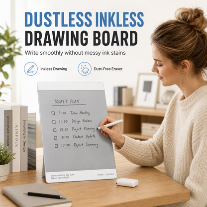 🎁💥Magnetisch whiteboard – Zonder inkt, stofvrij en oogvriendelijk ✨