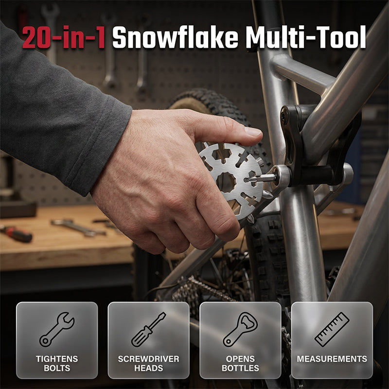 ⚙20-in-1 sneeuwvlok-multitool