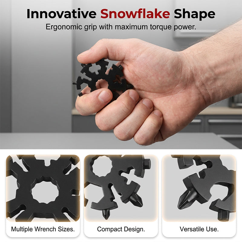 ⚙20-in-1 sneeuwvlok-multitool