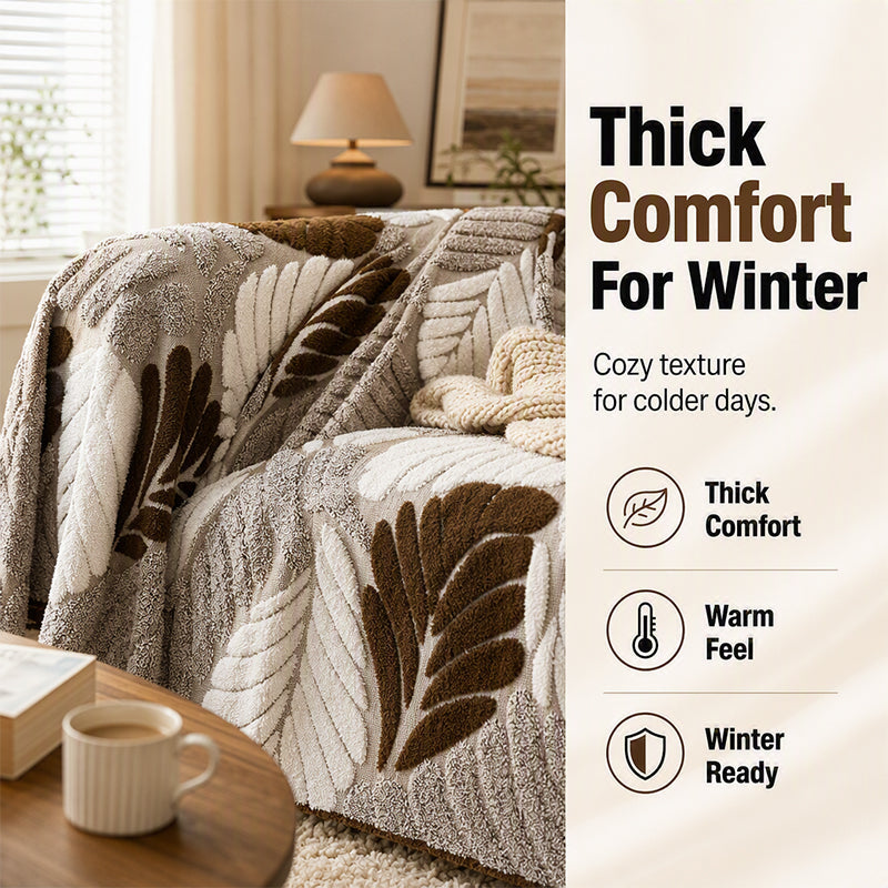 🍂 TIJDELIJK 50% KORTING 🛋️ Comfortabele pluche bankhoes – Extra dikke, zachte en antislip bankbeschermer voor een warme woonkamer