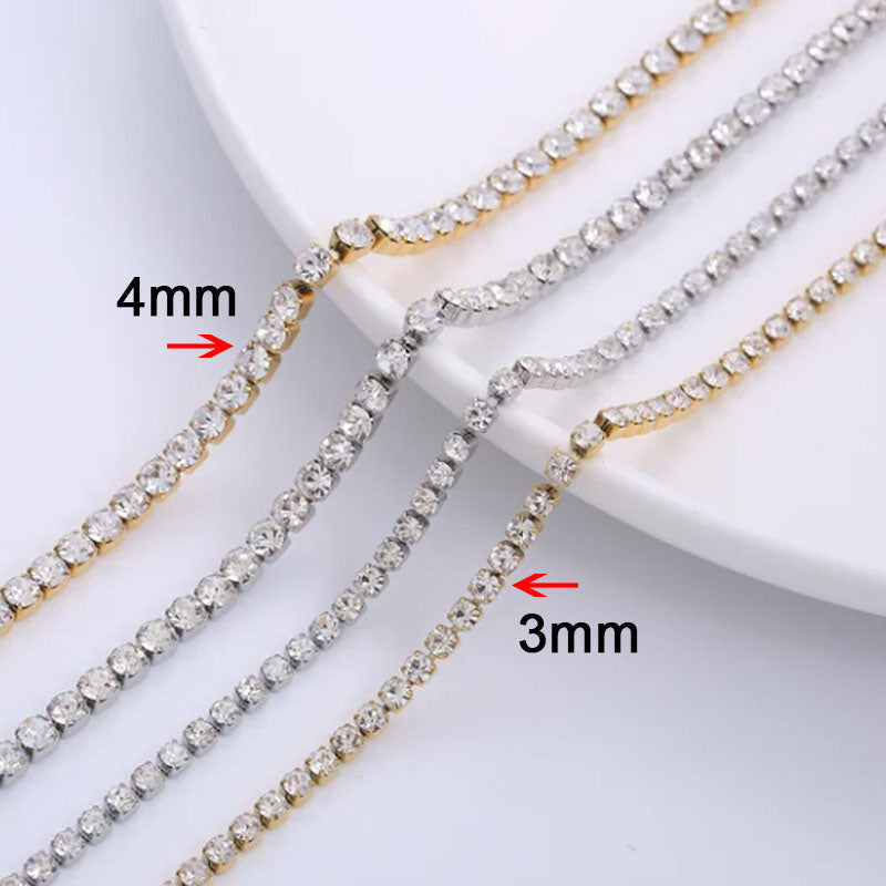 ✨Luxe tennis-ketting met zirkonia📿