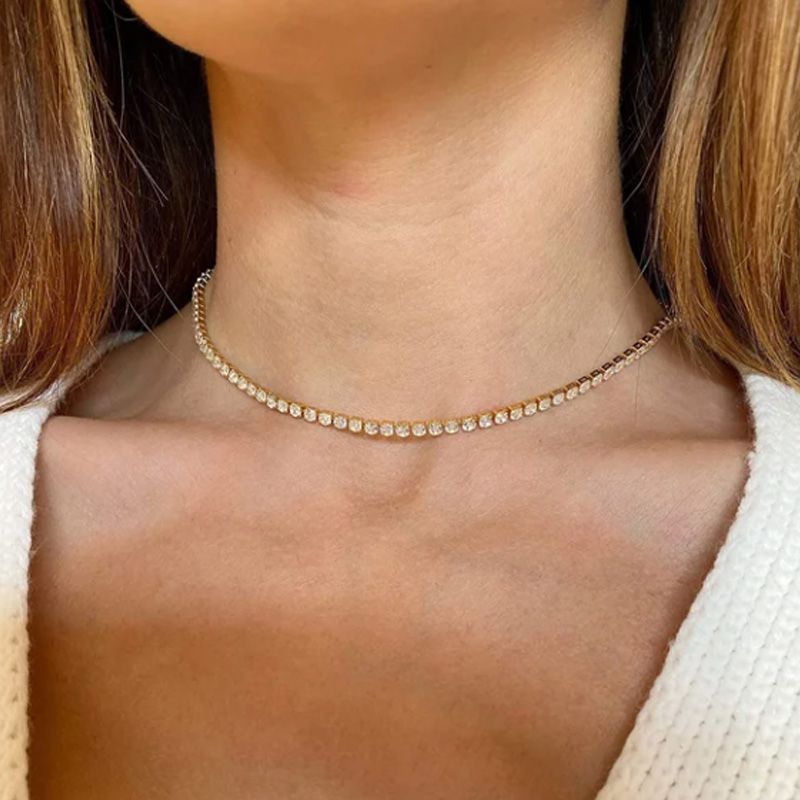 ✨Luxe tennis-ketting met zirkonia📿