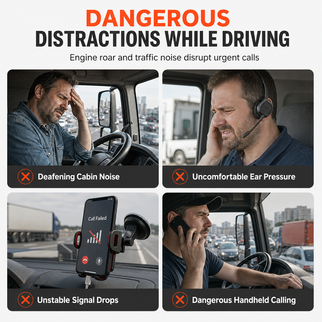 🎧 Draadloze Bluetooth-headset voor callcenters – met ENC-omgevingsruisonderdrukking en automatische koppeling