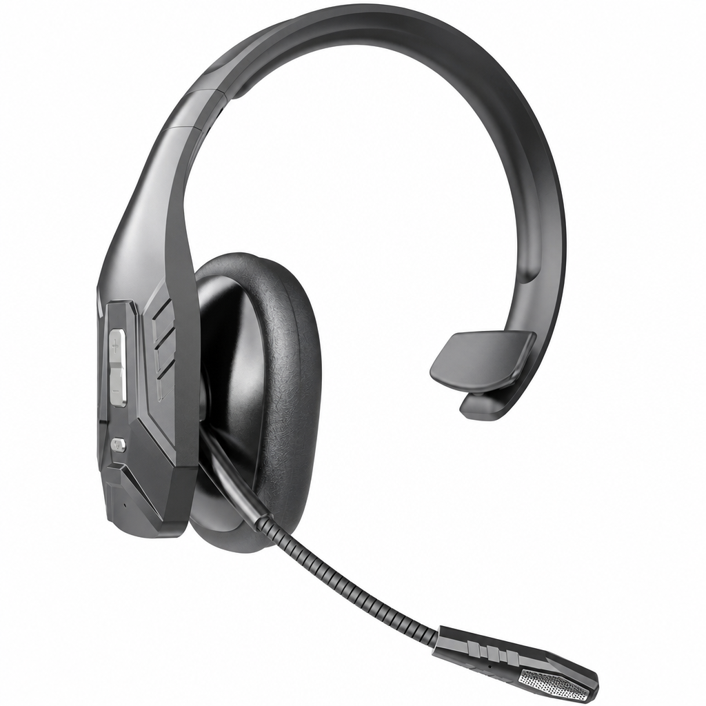 🎧 Draadloze Bluetooth-headset voor callcenters – met ENC-omgevingsruisonderdrukking en automatische koppeling