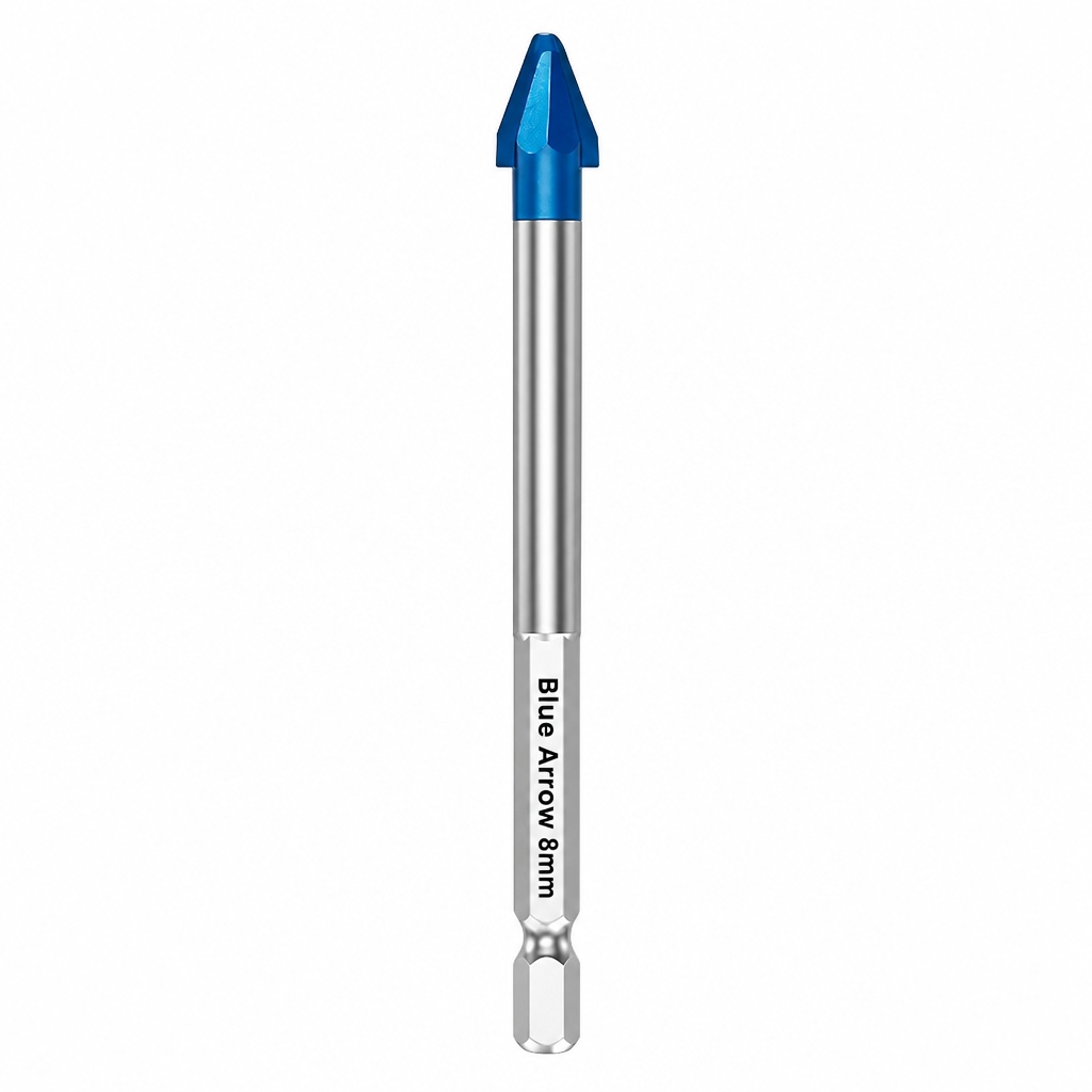 🛠️Excentrische boor met hex-schacht van hardmetaal voor het boren van gaten in keramische tegels, glas en beton
