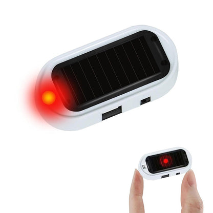 🚨 NU 50% KORTING! ☀️ Beveiligingslamp op zonne-energie – knipperende LED-afschrikking, draadloos en weerbestendig – blauw/rood voor auto’s en voertuigen 🛡️