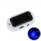 🚨 NU 50% KORTING! ☀️ Beveiligingslamp op zonne-energie – knipperende LED-afschrikking, draadloos en weerbestendig – blauw/rood voor auto’s en voertuigen 🛡️