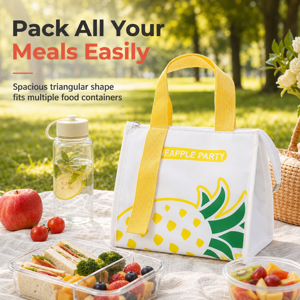 🥗Geïsoleerde lunchtas met dikkere wanden