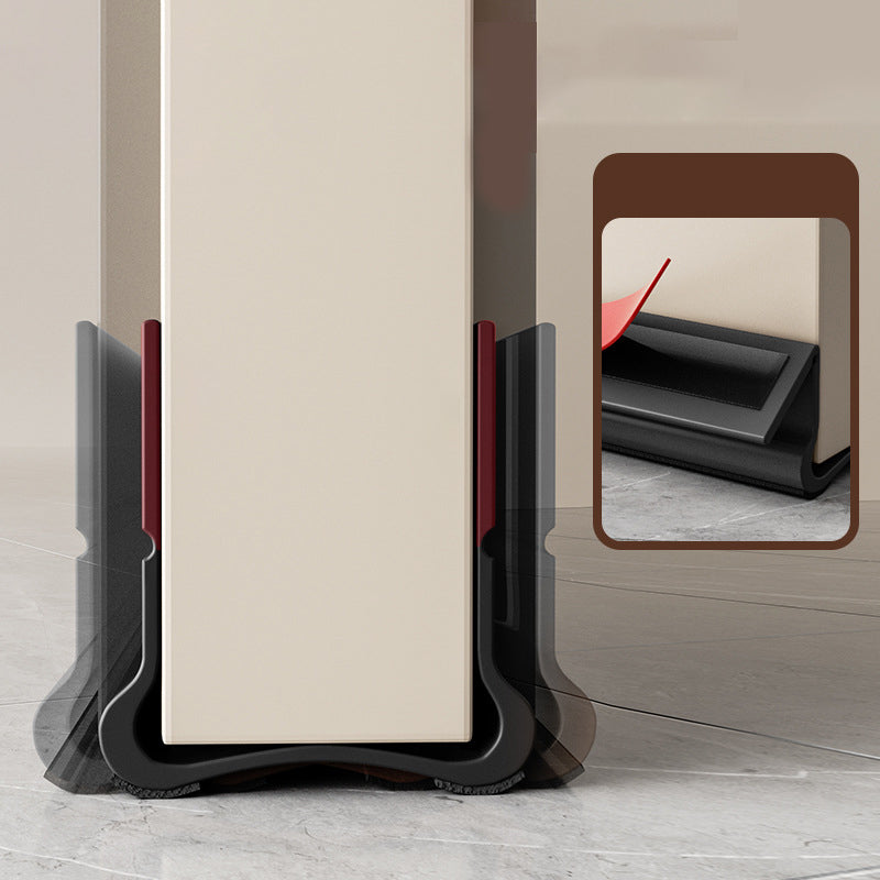 🚪 Drievoudig afdichtende tochtstopper voor onder de deur – zelfklevende PVC-tochtstrip voor de onderkant van binnendeuren | geluidsreductie, energiebesparing en bescherming tegen motten, schimmel & vocht.