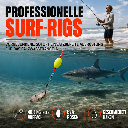 🐟️Set van 6 pompano-hengelmontages met dobbers voor bot, baars, meerval, haai en blauwbaars