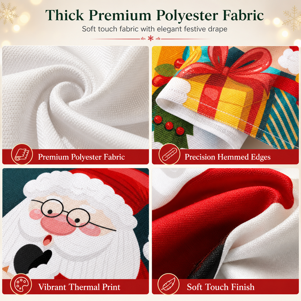 🎄🚪 50% KORTING! Nooit meer een fladderende, verkreukelde deurbanner! Deze kerstdeurhoes met thermische print en dik polyester geeft je voordeur in seconden een sprankelende kerstlook!