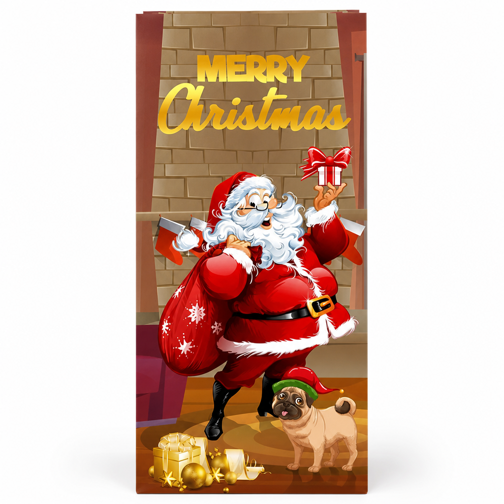 🎄🚪 50% KORTING! Nooit meer een fladderende, verkreukelde deurbanner! Deze kerstdeurhoes met thermische print en dik polyester geeft je voordeur in seconden een sprankelende kerstlook!