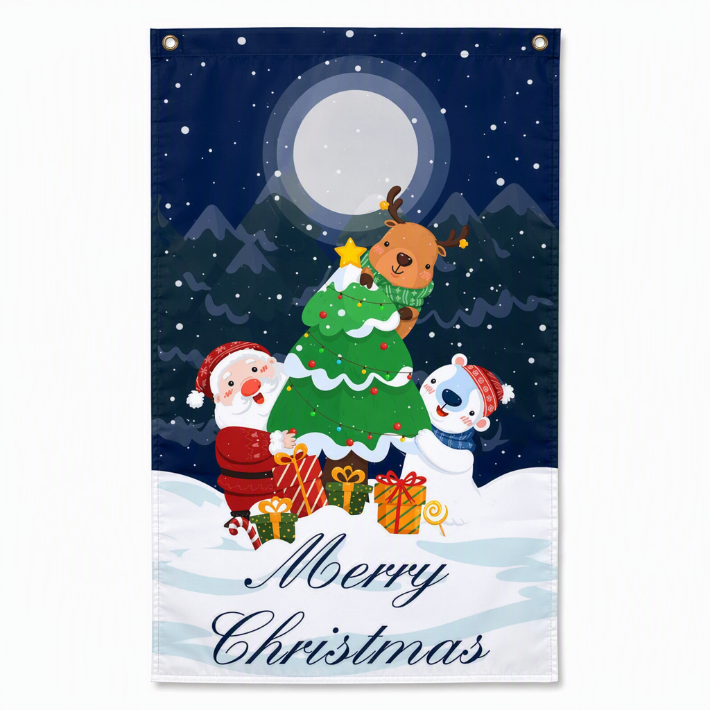 🎄🚪 50% KORTING! Nooit meer een fladderende, verkreukelde deurbanner! Deze kerstdeurhoes met thermische print en dik polyester geeft je voordeur in seconden een sprankelende kerstlook!