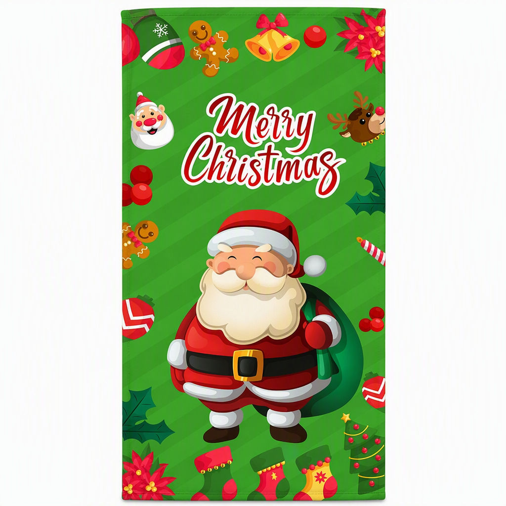 🎄🚪 50% KORTING! Nooit meer een fladderende, verkreukelde deurbanner! Deze kerstdeurhoes met thermische print en dik polyester geeft je voordeur in seconden een sprankelende kerstlook!