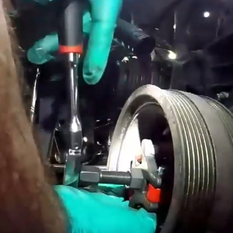 🔧 3-klauwige poelieverwijderaar: gehard staal, stevige grip, veroorzaakt geen schade, voor reparatie van krukassen en motoren