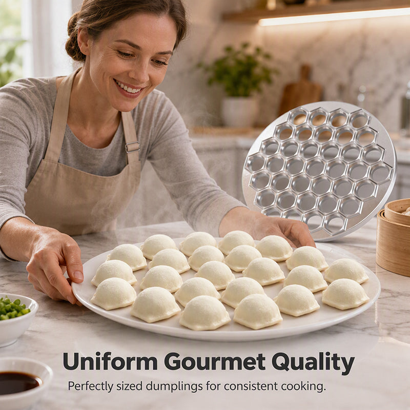 🥟 Quick Dumpling Maker met 37 vakjes – Maak 37 dumplings tegelijk