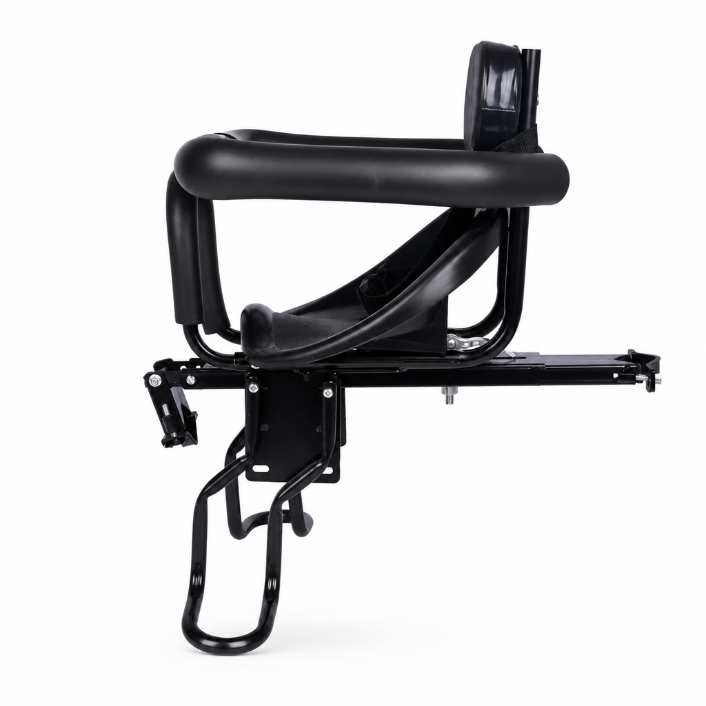 🚲👶Fietszitje voor Kinderen met Rugleuning & Kussen – Voor Mountainbikes, Veilig & Comfortabel Ouder-Kind Fietsen