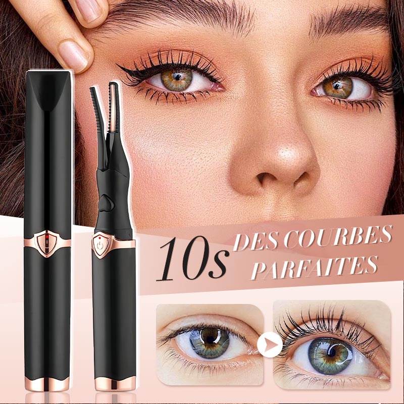 🔥👁️ Elektrische verwarmde wimperkruller – Oplaadbare, draagbare mini-wimperkruller voor een langdurig liftend en gekruld effect 💕