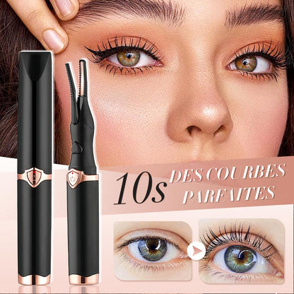 🔥👁️ Elektrische verwarmde wimperkruller – Oplaadbare, draagbare mini-wimperkruller voor een langdurig liftend en gekruld effect 💕