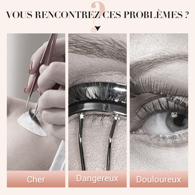 🔥👁️ Elektrische verwarmde wimperkruller – Oplaadbare, draagbare mini-wimperkruller voor een langdurig liftend en gekruld effect 💕