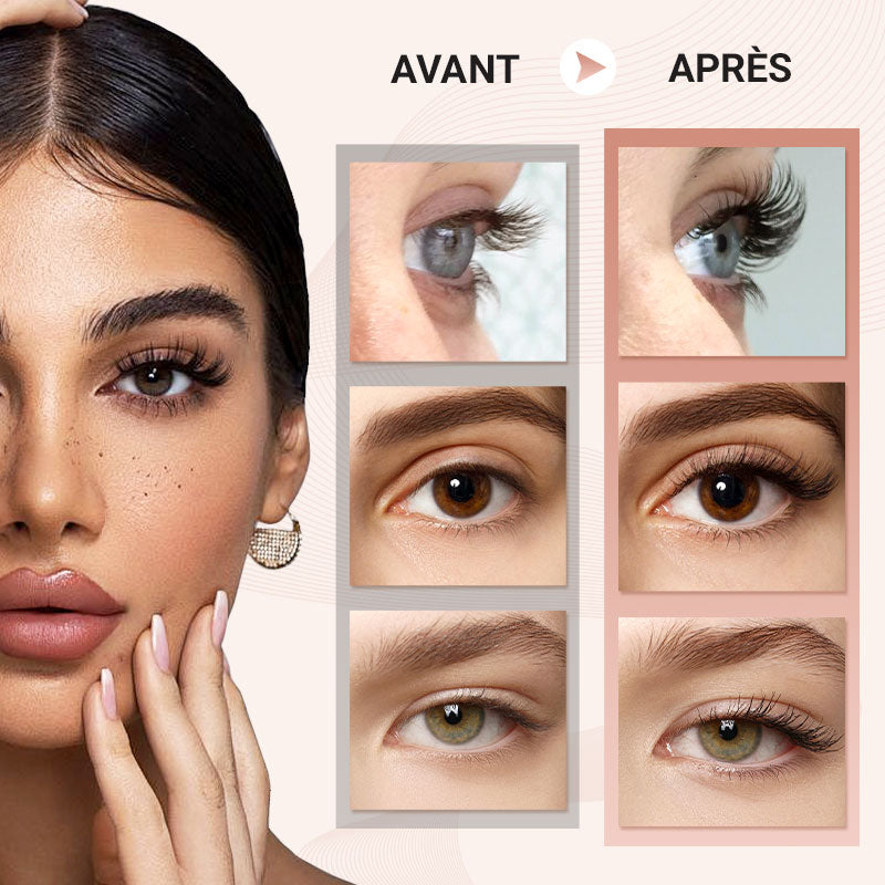 🔥👁️ Elektrische verwarmde wimperkruller – Oplaadbare, draagbare mini-wimperkruller voor een langdurig liftend en gekruld effect 💕