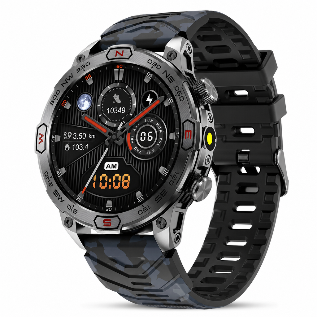 ⌚️Robuust smartwatch met Bluetooth-bellen en gezondheidsmonitor