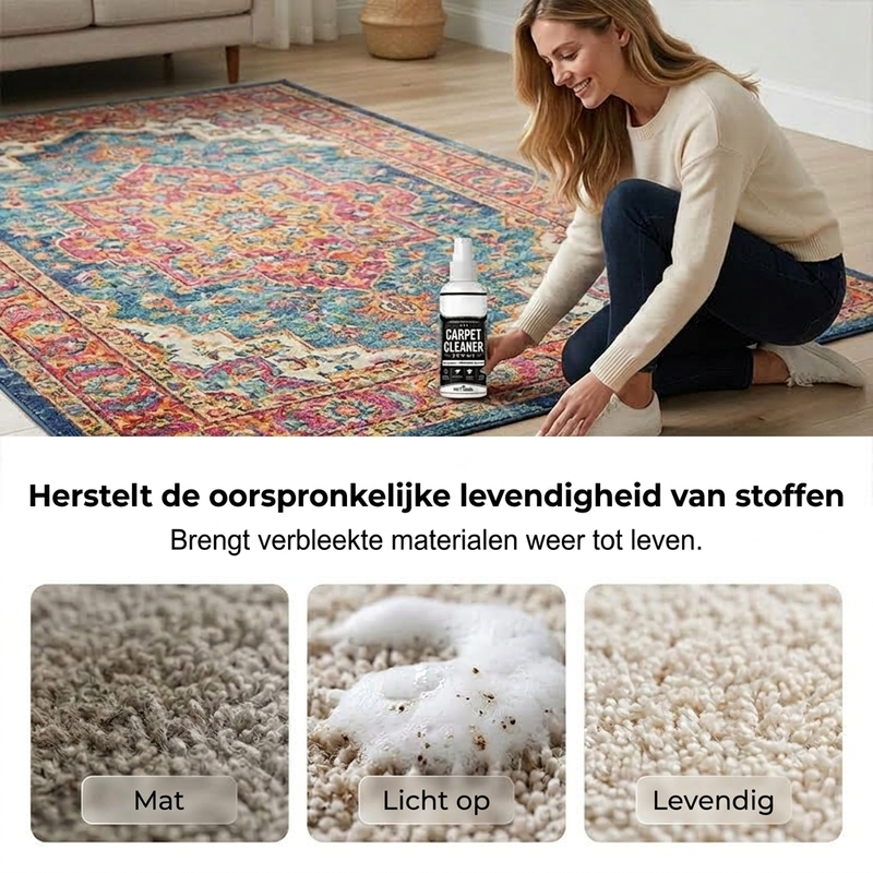 🧱 Dieptereinigende Tapijtreiniger Spray