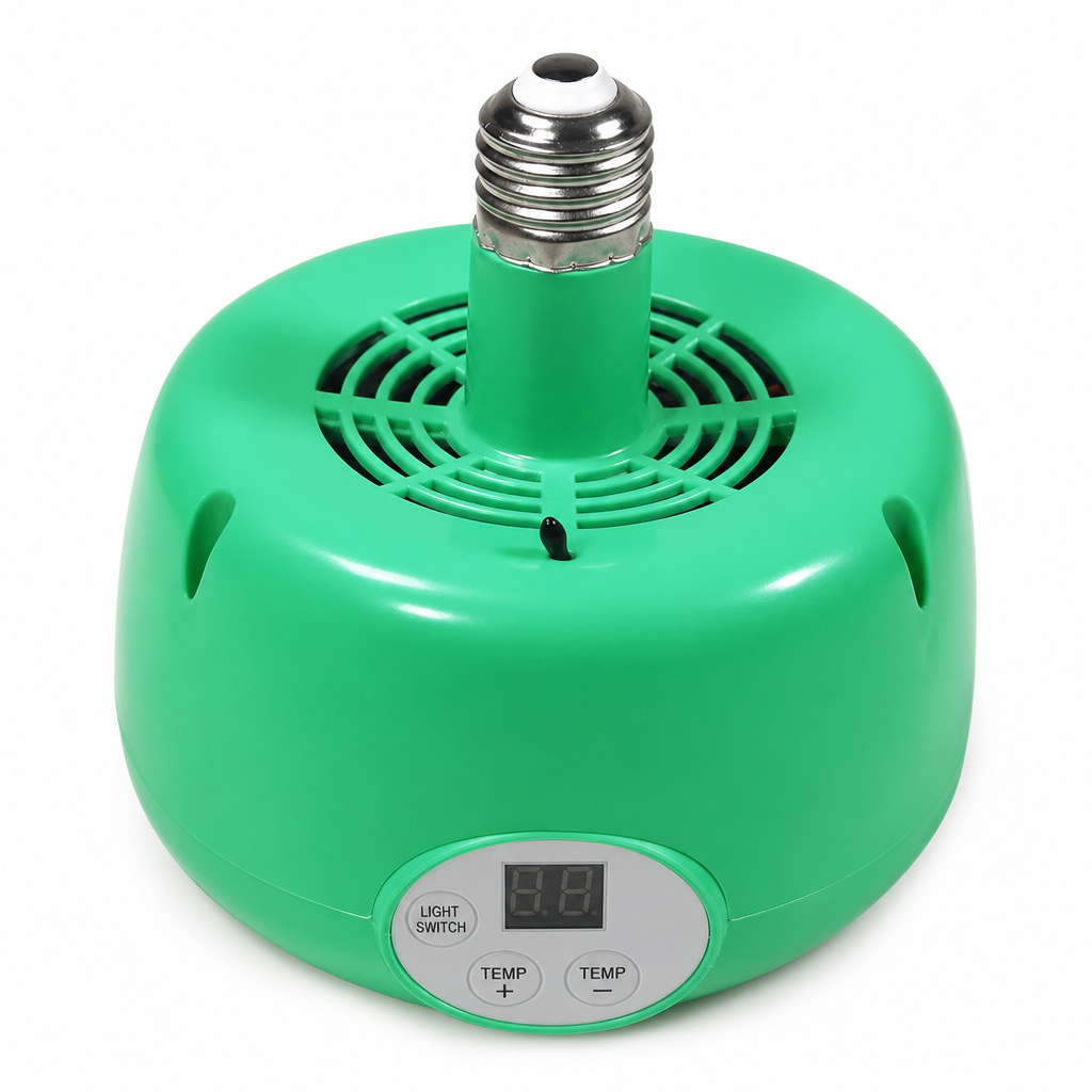 🌡️NU 50% KORTING! Intelligente broedlamp met temperatuurregeling – Warmtelamp met ventilator voor kuikens, biggen, schapen en andere boerderijdieren