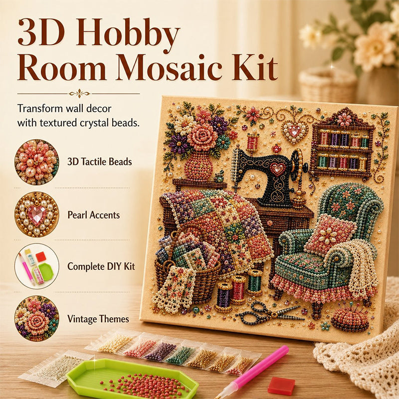💎✨Creative Escape Diamond Art-set – Nauwkeurig gesneden glinsterende steentjes, een ontspannende hobby zonder scherm en een prachtige kamerdecoratie – Een attent cadeau voor knutselfanaten 🖼️