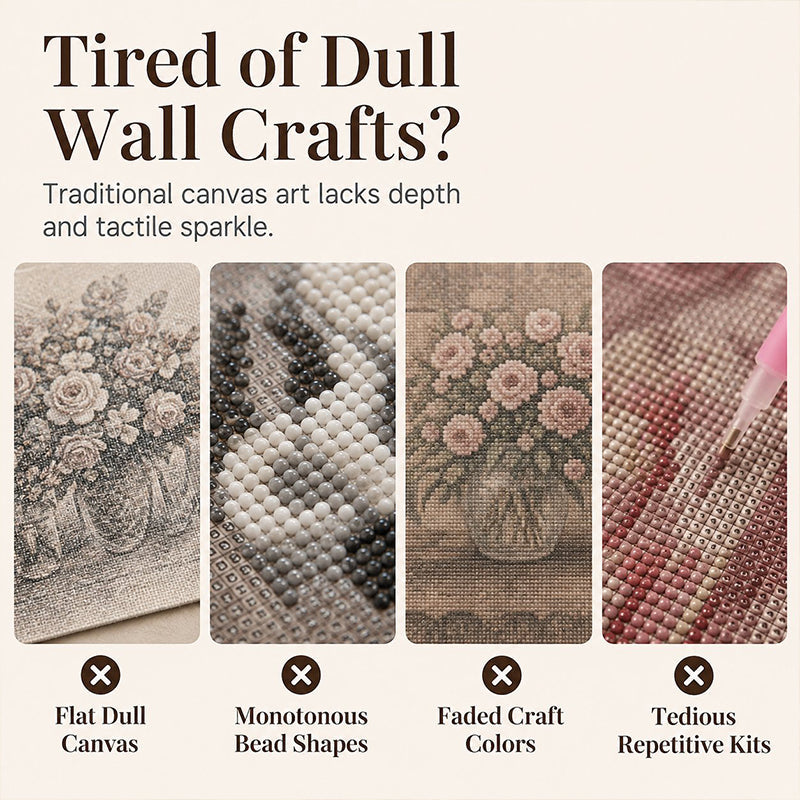💎✨Creative Escape Diamond Art-set – Nauwkeurig gesneden glinsterende steentjes, een ontspannende hobby zonder scherm en een prachtige kamerdecoratie – Een attent cadeau voor knutselfanaten 🖼️