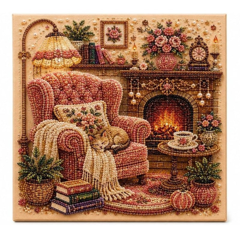💎✨Creative Escape Diamond Art-set – Nauwkeurig gesneden glinsterende steentjes, een ontspannende hobby zonder scherm en een prachtige kamerdecoratie – Een attent cadeau voor knutselfanaten 🖼️