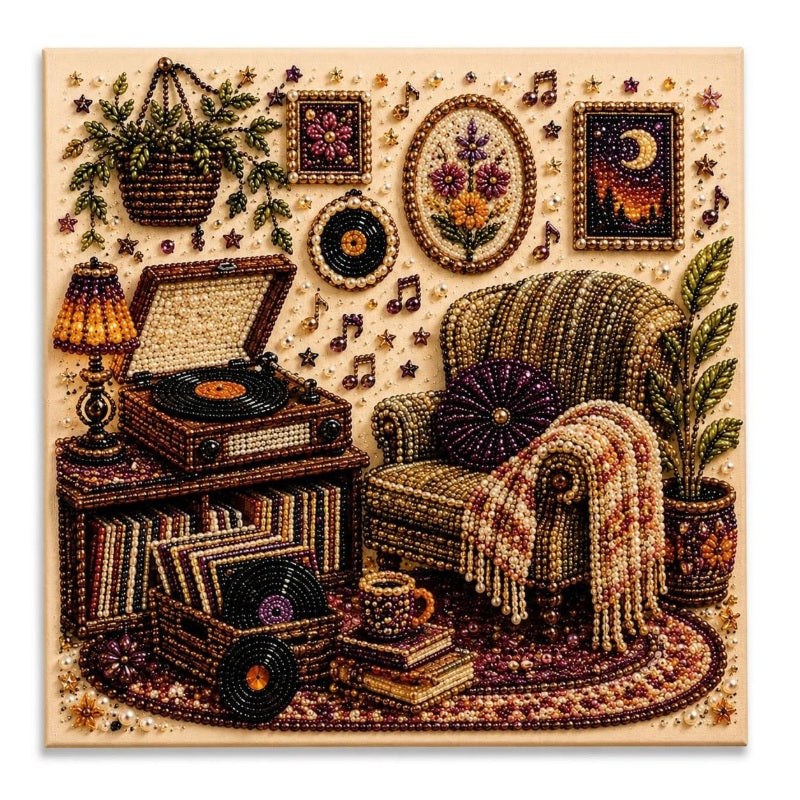 💎✨Creative Escape Diamond Art-set – Nauwkeurig gesneden glinsterende steentjes, een ontspannende hobby zonder scherm en een prachtige kamerdecoratie – Een attent cadeau voor knutselfanaten 🖼️