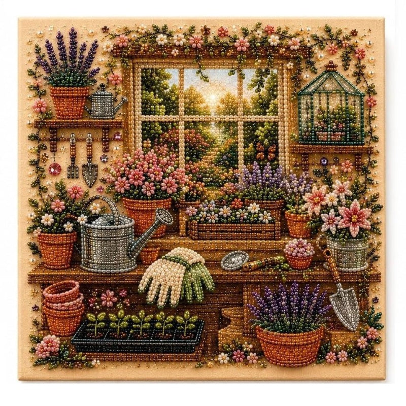 💎✨Creative Escape Diamond Art-set – Nauwkeurig gesneden glinsterende steentjes, een ontspannende hobby zonder scherm en een prachtige kamerdecoratie – Een attent cadeau voor knutselfanaten 🖼️