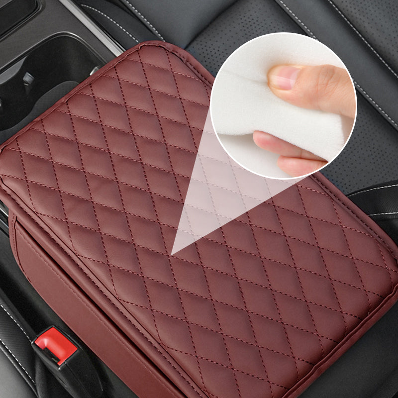 📢📢 50% KORTING🚗 Universeel leren verhogingskussen voor de armsteunbox in de auto – comfortabele ondersteuning en een verhoogde armpositie.