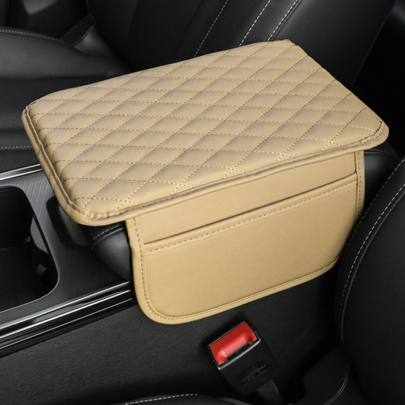 📢📢 50% KORTING🚗 Universeel leren verhogingskussen voor de armsteunbox in de auto – comfortabele ondersteuning en een verhoogde armpositie.