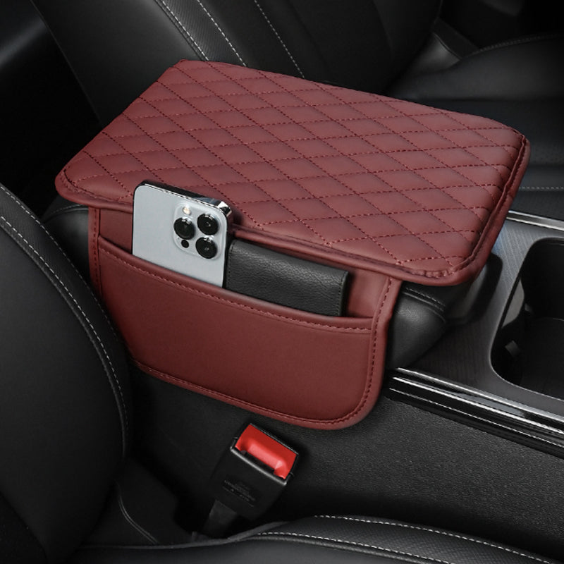 📢📢 50% KORTING🚗 Universeel leren verhogingskussen voor de armsteunbox in de auto – comfortabele ondersteuning en een verhoogde armpositie.