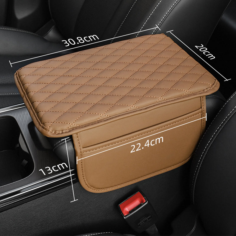 📢📢 50% KORTING🚗 Universeel leren verhogingskussen voor de armsteunbox in de auto – comfortabele ondersteuning en een verhoogde armpositie.