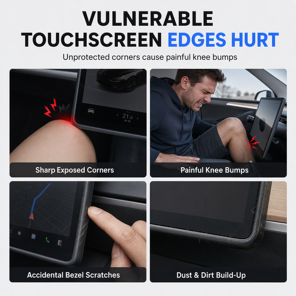 ⏳Limited-time 50% off⏰Silicone Center Display Protective Cover for 3 & Y Series🚗🖥️🛡️