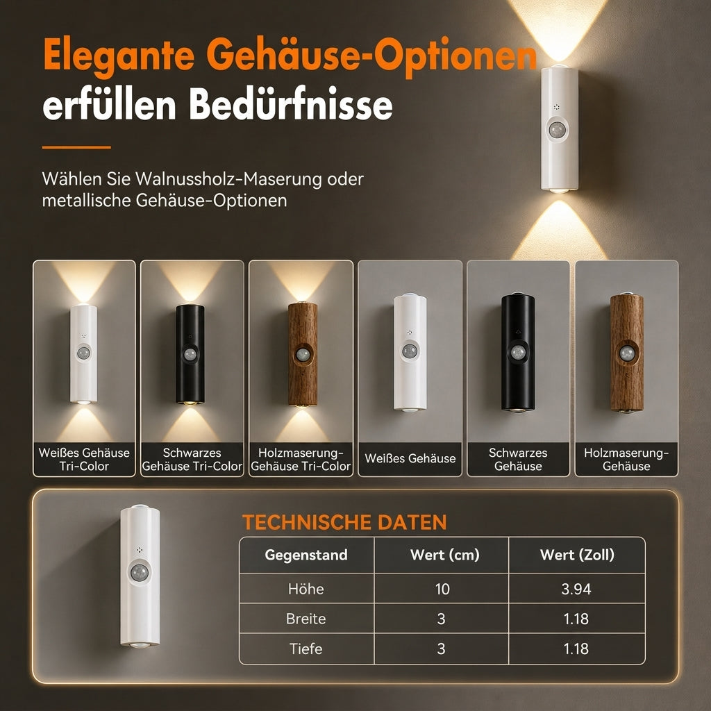 💡 Koop 1 krijg 1 gratis🚶 Magnetische slimme bewegingssensor met RGB-verlichting – Aanpasbare sfeer ✨