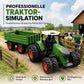 🚜✨Grote speelgoedset voor kinderen: boerderijtractor met aanhanger en accessoires, een op wrijving werkend en op afstand bestuurbare bouwvoertuig voor jongens