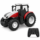 🚜✨Grote speelgoedset voor kinderen: boerderijtractor met aanhanger en accessoires, een op wrijving werkend en op afstand bestuurbare bouwvoertuig voor jongens