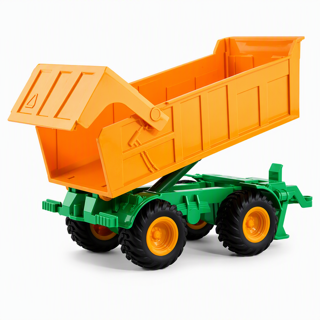 🚜✨Grote speelgoedset voor kinderen: boerderijtractor met aanhanger en accessoires, een op wrijving werkend en op afstand bestuurbare bouwvoertuig voor jongens