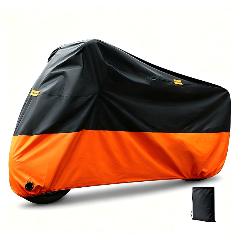 🏍️ Motorfietshoes met openingen voor het slot – Oxford-stof, bevestigingsgesp en reflecterende details, maten M tot 4XL voor bescherming tegen regen, stof en zon ✨